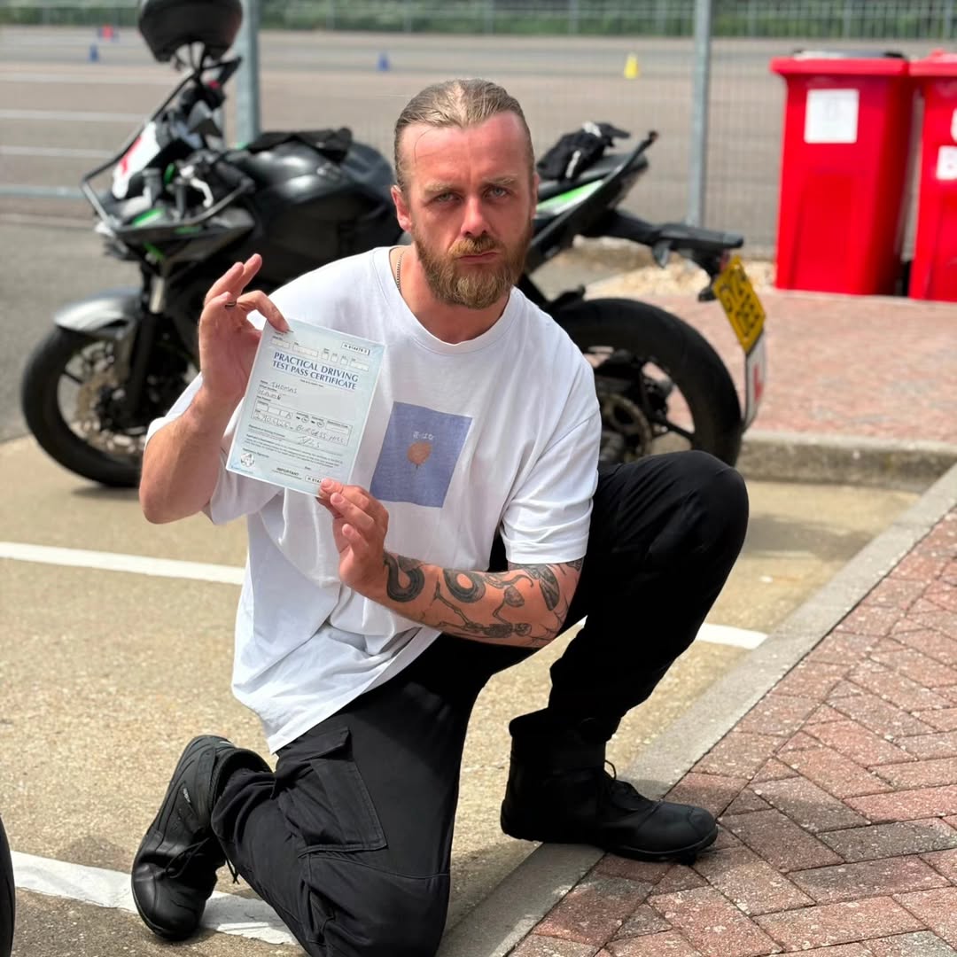 Tom – That super cool “i just passed my test” today feeling